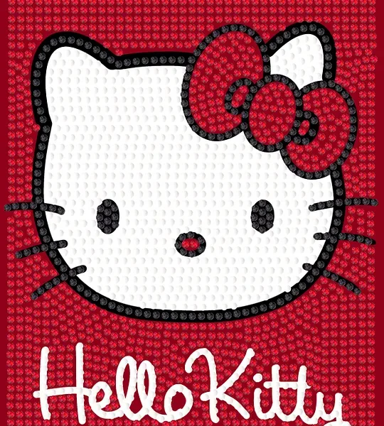 Home Kitty Children's Cartoon Diamond Painting 17×22