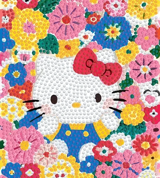 Home Kitty Children's Cartoon Diamond Painting 17×22